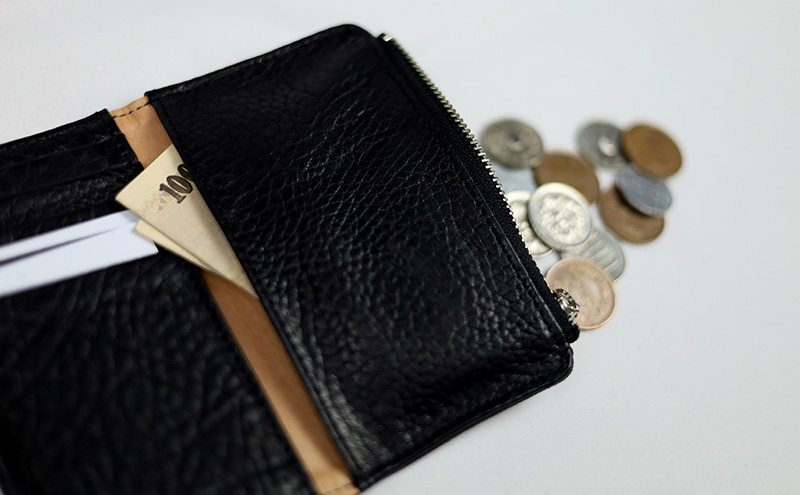 キャッスルフラグメントケース ブラック レザー メンズ レディース ユニセックス ケアクリーム付き 財布 小銭入れ 本革 日本製 職人手づくり ブランドバッグ 姫路市 兵庫県