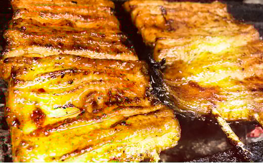 江戸焼きうなぎセットB　国産鰻の蒲焼　130g×2　国産鰻の白焼き130g×1[027-a002]