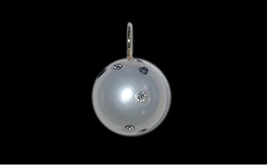 芦屋流　デザインを施したペンダントトップ（チェーンなし）[063-a003]