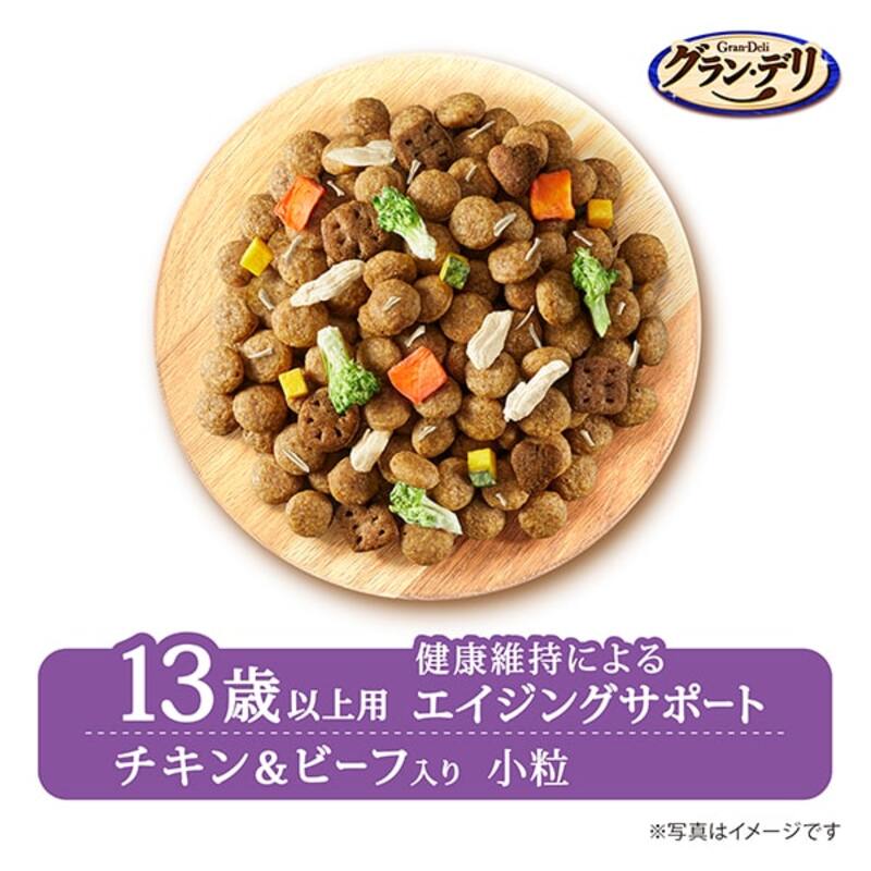 グラン・デリ フレシャス 13歳以上用 チキン＆ビーフ入り 2kg×2袋 ペットフード ドッグフード 犬のごはん 犬用フード 犬 ペット ドライ ユニ・チャーム ペット ユニ・ケアー