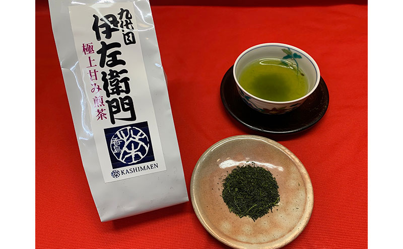 「九代目伊左衛門シリーズ」B 極上の甘み煎茶 極上の香り煎茶 セット 自然の玉露 あさつゆ 豊みどり お茶 袋入り 茶葉 緑茶 煎茶 国産 お取り寄せ 飲み比べ ギフト 贈り物 手土産 飲料 ドリンク 飲料類