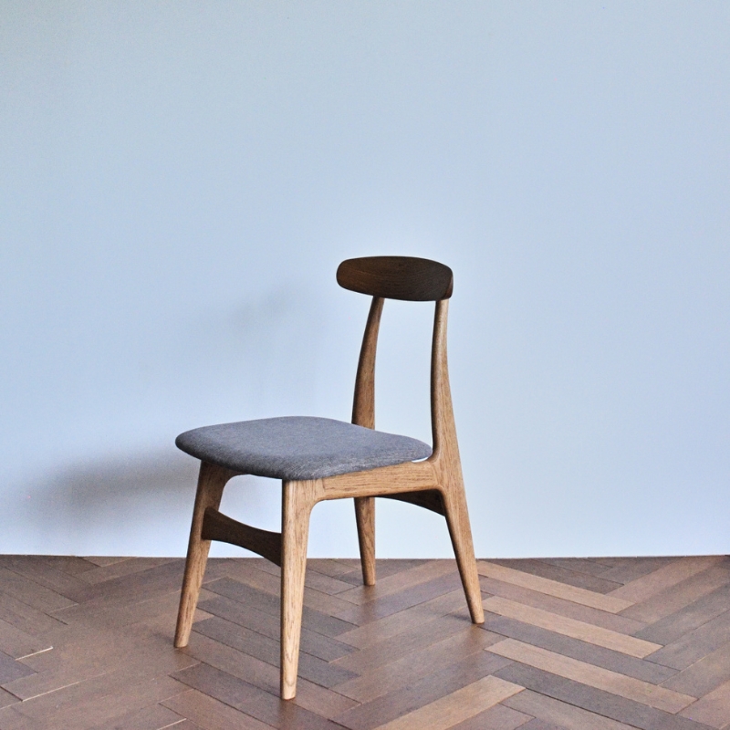 ダイニングチェア 02　グレー インテリア 雑貨 日用品 イス 椅子