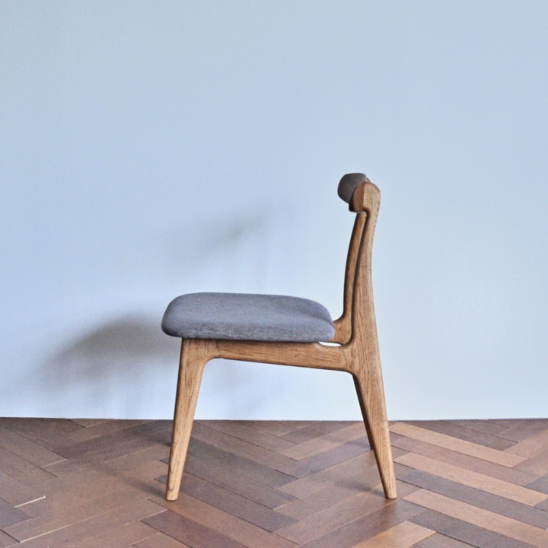 ダイニングチェア 02　グレー インテリア 雑貨 日用品 イス 椅子