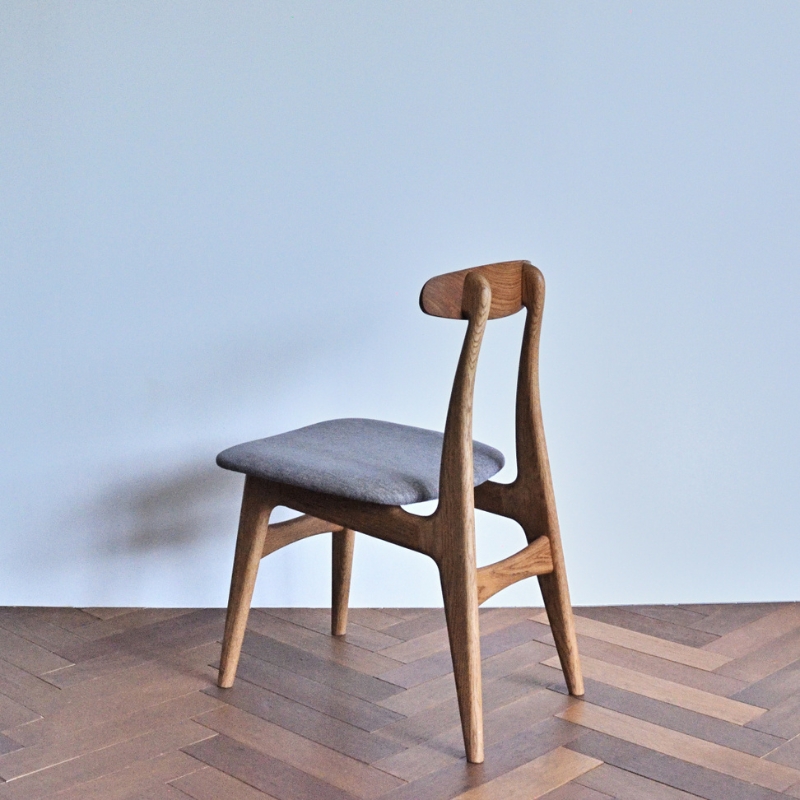 ダイニングチェア 02　グレー インテリア 雑貨 日用品 イス 椅子