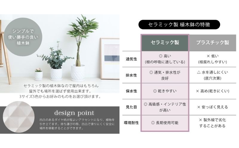 植木鉢Φ20 crescere クレッシェル ピンクベージュ