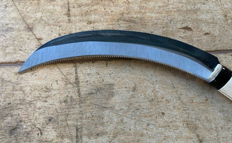 【左利き用】鋸鎌170mm　goose ガーデニング　農業　稲刈り　除草