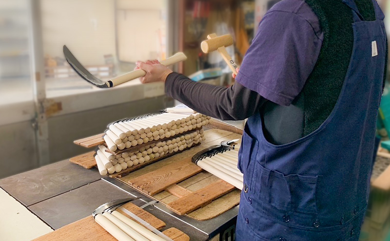 千代高龍　鋼付カット鎌110mm　赤口 ガーデニング　農業　除草