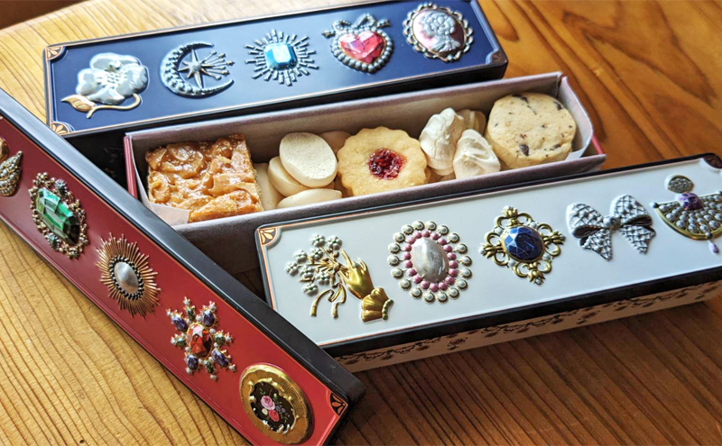 お菓子の家シェシエ おすすめ 缶クッキー 2缶セット  スイーツ 菓子 お菓子 焼菓子 洋菓子 クッキー 缶 詰合せ