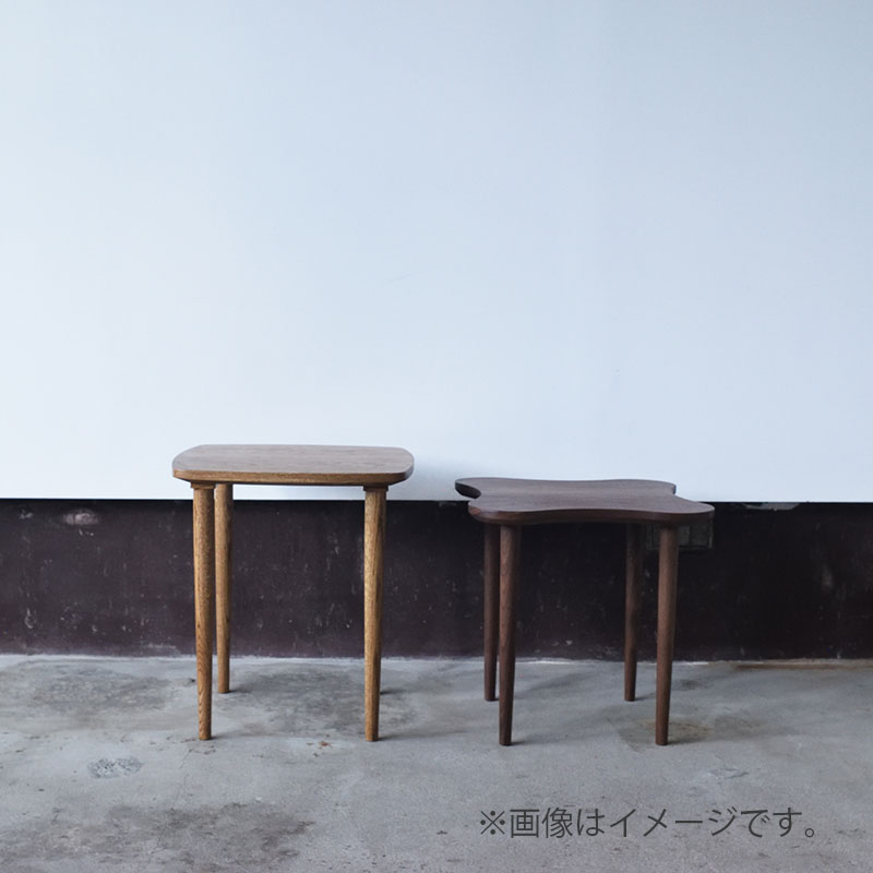 サイドテーブル　02　ウォールナット　インテリア 家具 木製 デザイン オリジナル 兵庫県 小野市
