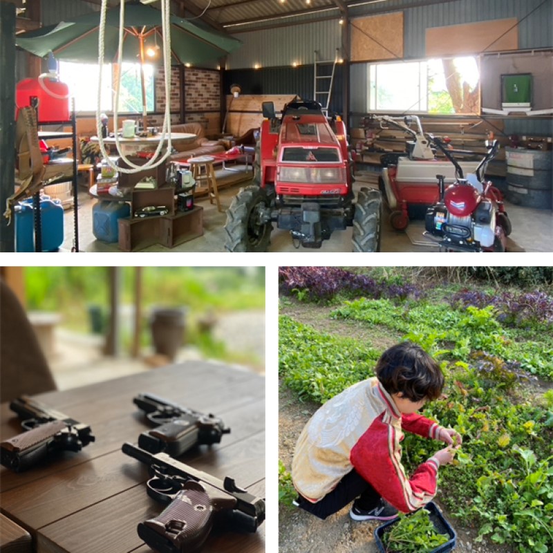 みんなの別荘！一日遊び券 1名様 知り合いの別荘が、たまたま農家をやっている友人だった場合 体験 チケット 岡山 高梁市