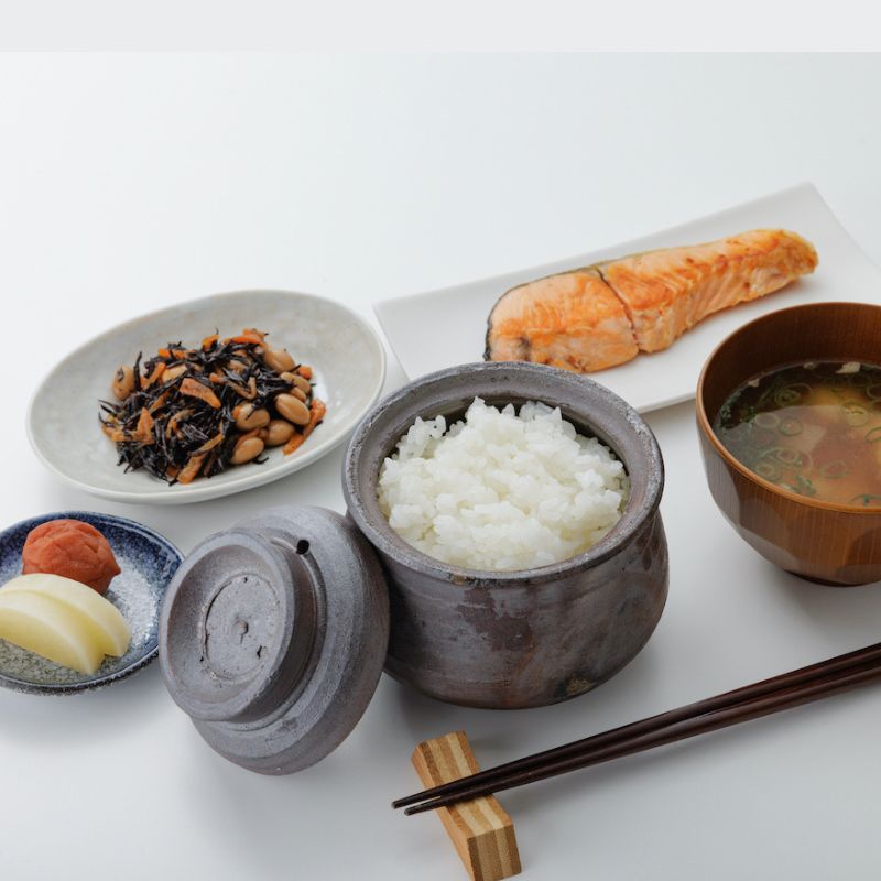 ルビーレッド　耐火性備前焼1合どんぶり（レンジ専用・食洗機可）