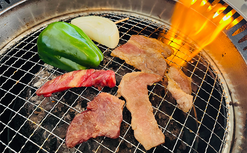 ゴルフ ショートホール 18H ペア ご利用券 × 焼肉レストラン大苑 焼肉定食 2名様 お食事券 赤磐市 コラボ 企画 みのるゴルフセンター山陽 大苑 岡山県