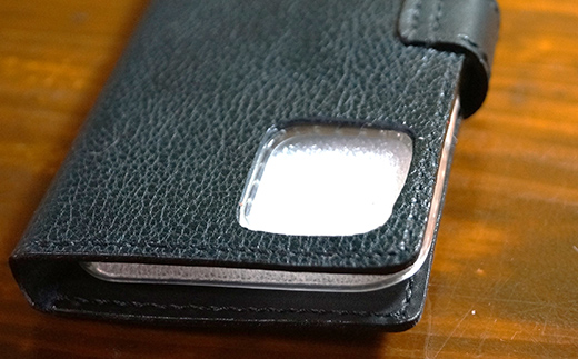 本革製手帳型iPhoneカバー iPhone12/12Pro用 ＜ブラウン＞ 国産牛ヌメ革 スマホ 手帳型 カバー iPhone iPhone12 iPhone12Pro 本革 レザー 革製品 ブラウン F6L-304 ブラウン