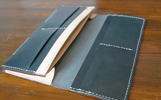 本革製長財布（コインケースなし）ブラック F6L-377 ブラック