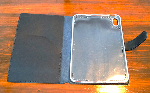 本革製手帳型iPad miniカバー （iPad mini６用）ブラウン F6L-389 ブラウン