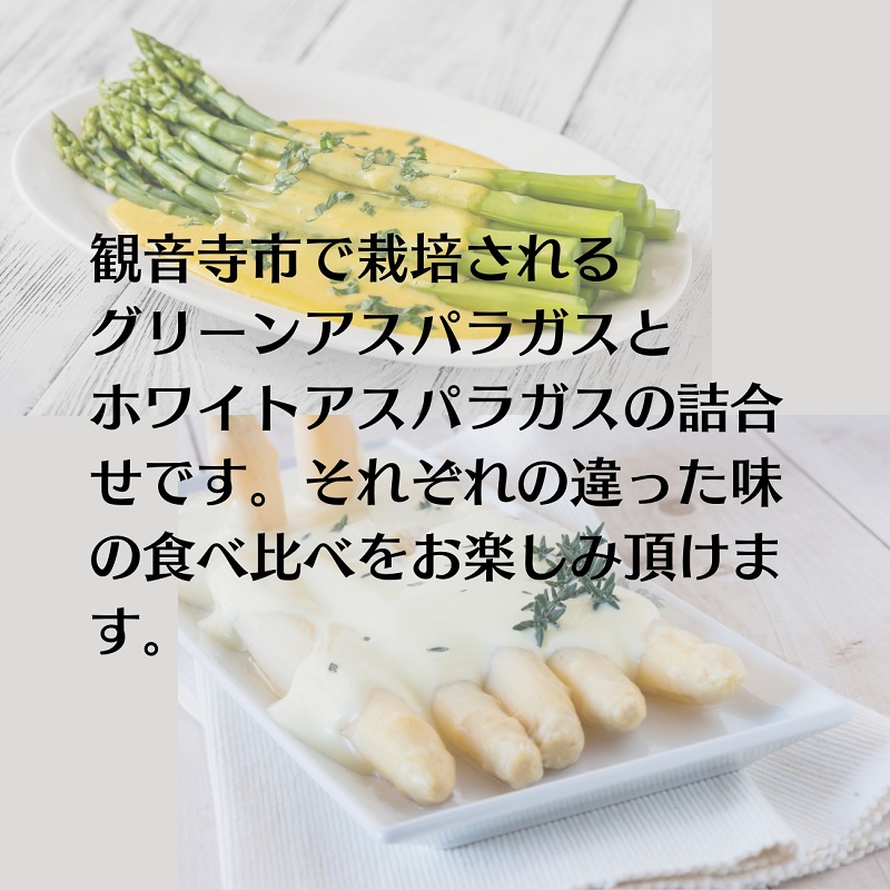 観音寺市産アスパラガス詰合せ 約900g