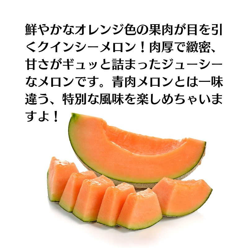 クインシー メロン（赤肉）約5kg 果物類 フルーツ メロン赤肉