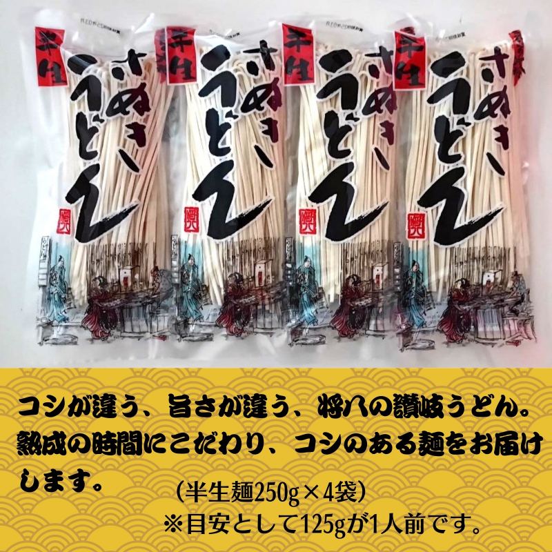 讃岐うどん（半生）  麺のみ 8人前