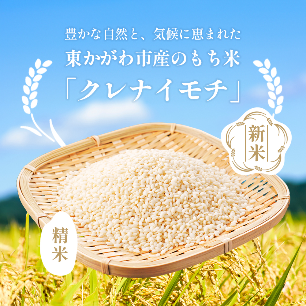 【令和7年】高原さんの  もち米10kg（クレナイ）精米 白米 餅米 餅 お米