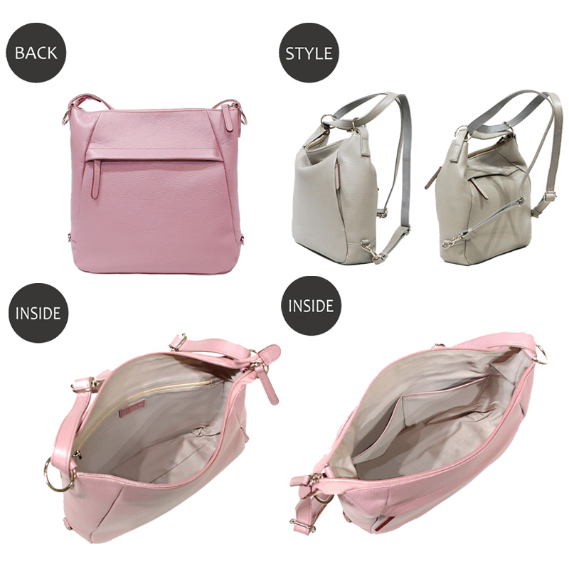 ネオシュリンク 3way リュック&ショルダー【LIME】：アッシュローズ