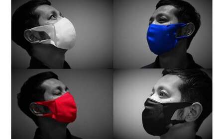 スポーツマスク（伸縮素材使用の日本製マスク）紳士用ホワイト×２枚＋紳士用ネイビー×1枚セット|紳士用 スポーツ スポーツマスク 速乾性 消臭機能付き 日本製 ギフト プレゼント 職人 手作り 香川県 伸縮素材 国内 国産 レガン おすすめ|_mk020-031