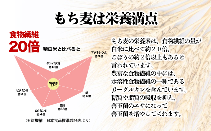 媛もち麥1kg3袋セット／もち麦 麦ごはん 雑穀