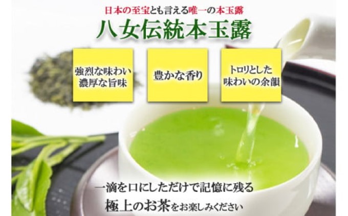 八女茶 奥八女星野村 八女伝統 本玉露 50g×2袋
