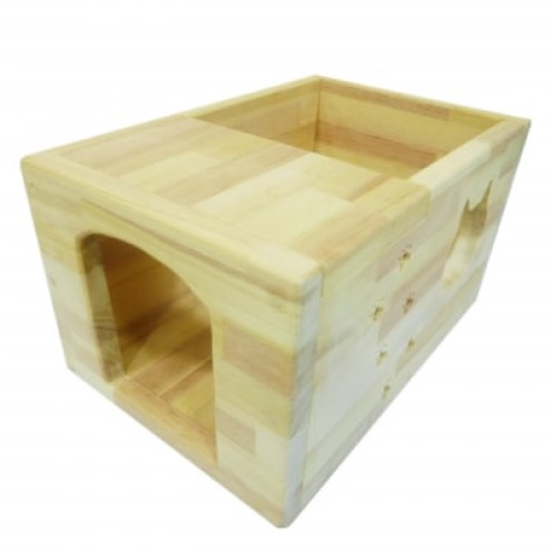 ペット じぃじの手仕事 ネコちゃんのお城 キャットタワー 組み立てキット 日用品 雑貨 インテリア 玩具