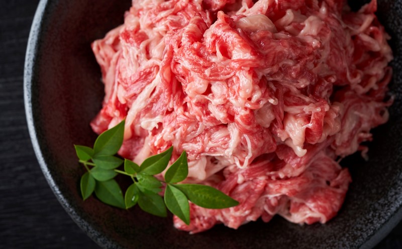 定期便 12ヶ月 博多和牛 A4ランク以上 訳あり 切り落とし 400g 牛肉 肉 12回 ※配送不可:離島
