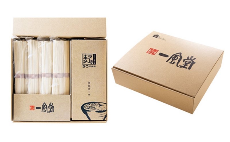 一風堂 白丸 ラー麦麺セット 80食入 豚骨ラーメン ラーメン とんこつ