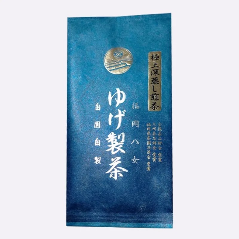 八女茶 極上煎茶・青 (深蒸し煎茶) 100g×2袋 計200g ※配送不可：北海道、沖縄、離島