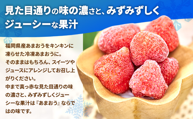 いちご 福岡産 冷凍あまおう 約500g×3袋 冷凍 苺 イチゴ あまおう フルーツ 果物 ※配送不可:離島