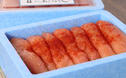 博多まるきた水産 無着色 辛子明太子 あごおとし 計900g (一本物300g×3)