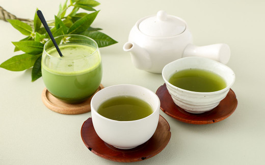 中山吉祥園 八女茶 3種セット 【 八十八夜 ・ 朝露 ・ 抹茶オーレ 】