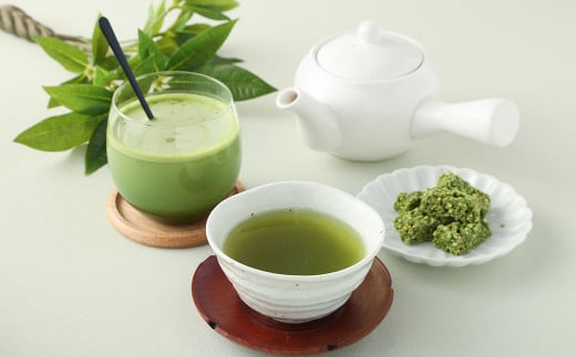 中山吉祥園 八女茶人気商品 3種詰合せセット【 八十八夜・抹茶オーレ・抹茶クランチ】