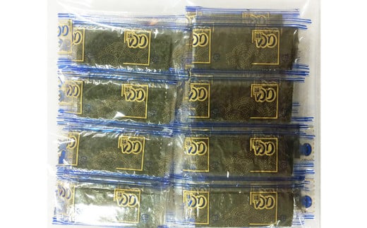 有明のり 添加物不使用の味付け海苔 12切5枚 × 100束