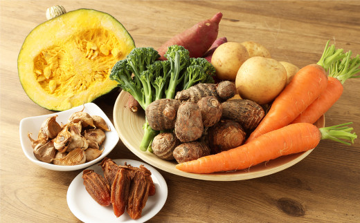 【数量限定】薬剤師がこだわって作った！ 黒ニンニク・ 野菜詰め合わせセット