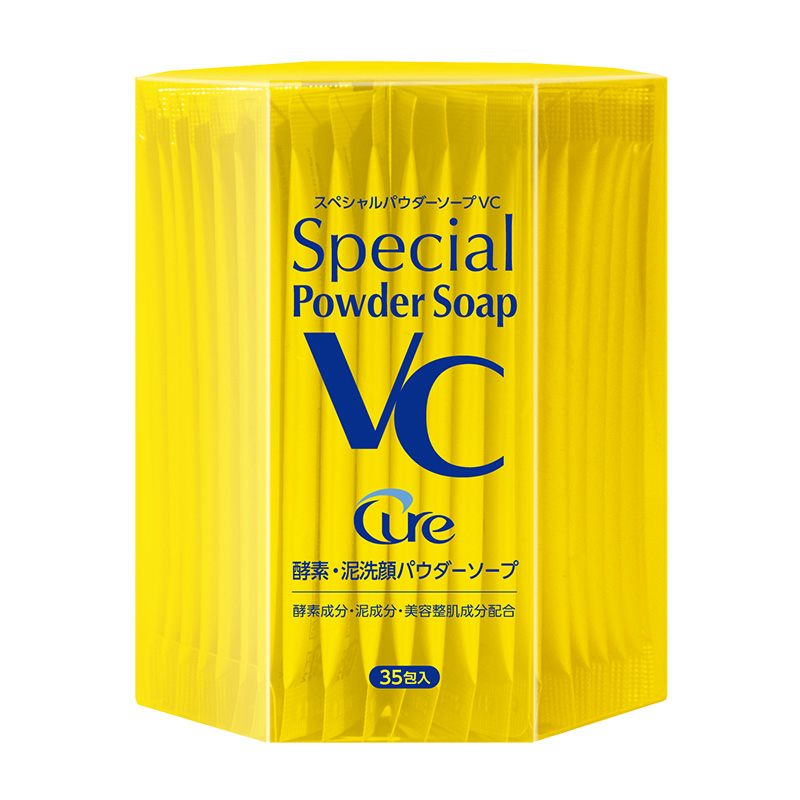 Cure スペシャルパウダーソープ VC 0.6g×35包 洗顔料