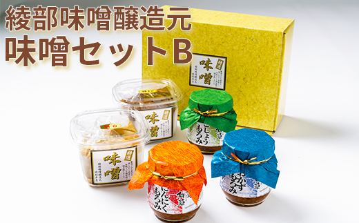 綾部味噌醸造元の味噌セットB＜106-011_5＞