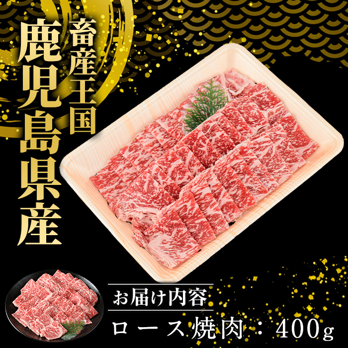 鹿児島県産黒毛和牛ロース焼肉400ｇ_starzen-7303