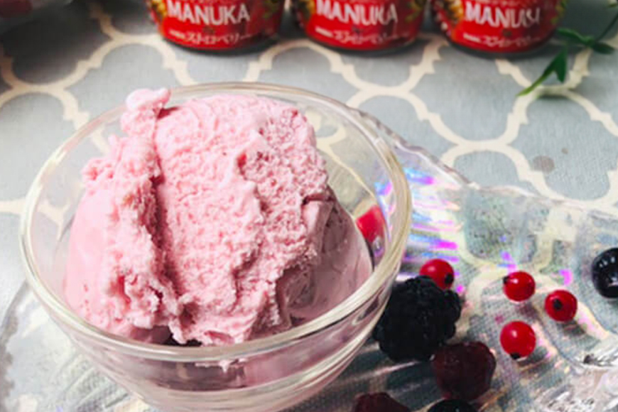 幸せのコラボ！ マヌカハニー＆沖縄県産ストロベリー