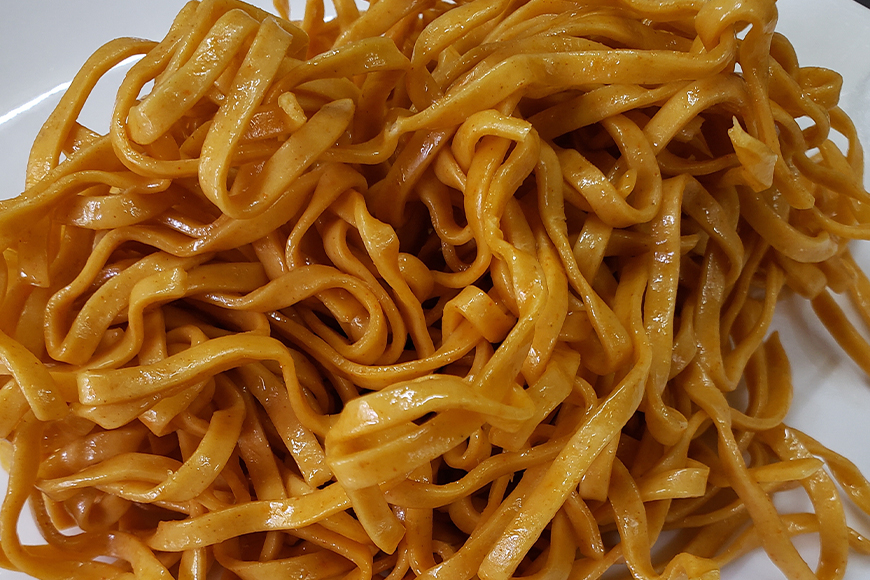 【美らキャロット麺使用】こだわり麺のてびちそば　5食セット