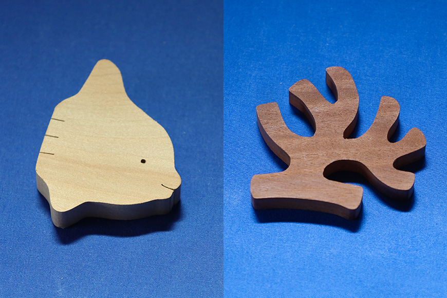 【木工房ひかり】海のいきものマグネット6種