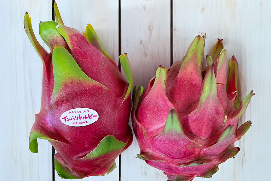【2026年発送】糸満市産　「ドラゴンフルーツ　インパクトルビー　赤」2kg　（4～7玉） 78-2