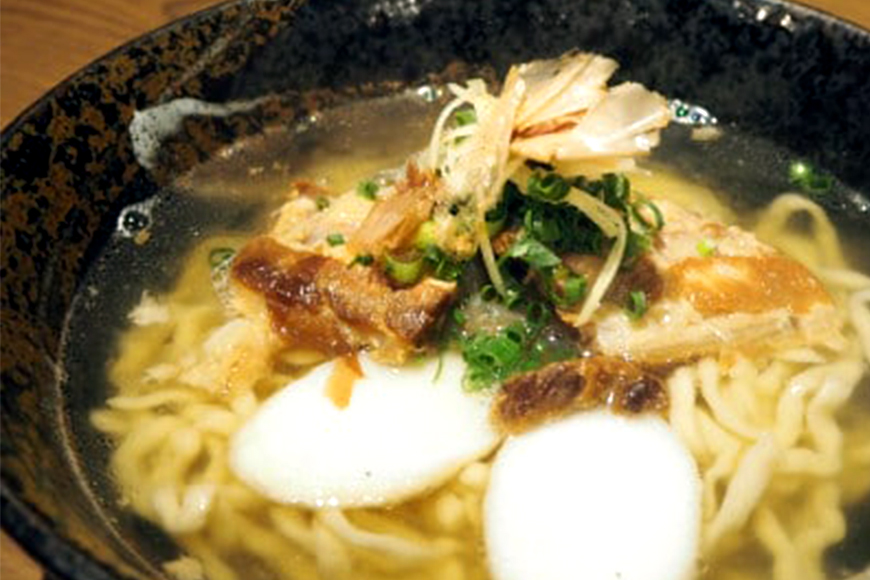 【うちなーそば　壱蘭】とろとろ軟骨ソーキ・沖縄そば5食セット （こだわりの自家製生麺） 14-1