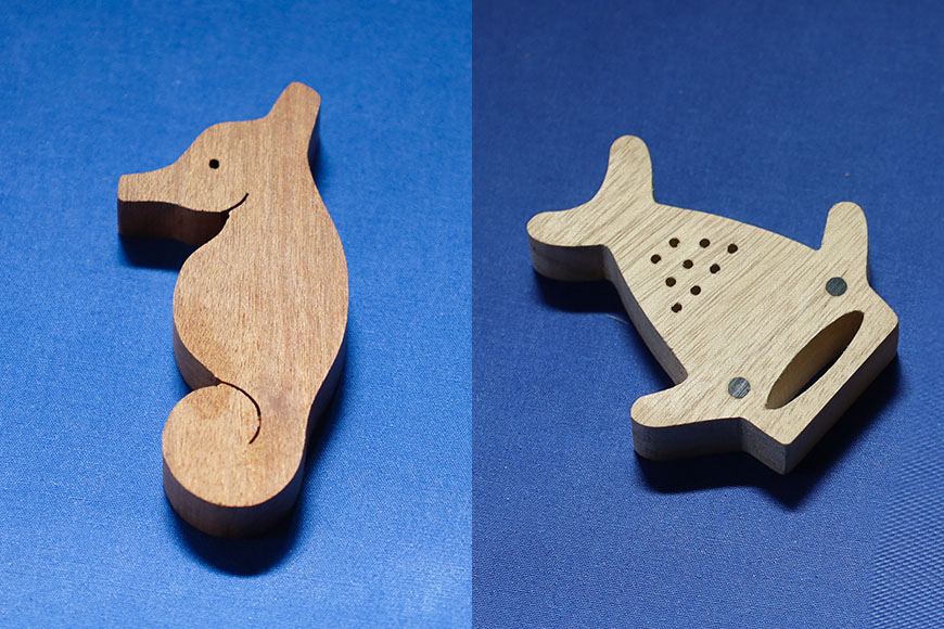 【木工房ひかり】海のいきものマグネット6種