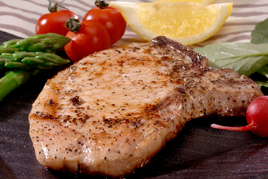 キビまる豚　骨付きロース(Lボーン)　約1kg 67-6