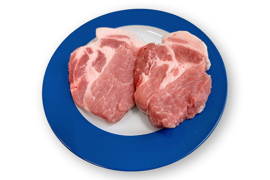 キビまる豚　さばきたて直送新鮮豚ロース＆肩ロース　1kgセット 67-11