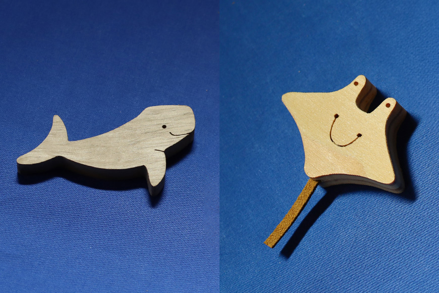 【木工房ひかり】海のいきものマグネット6種