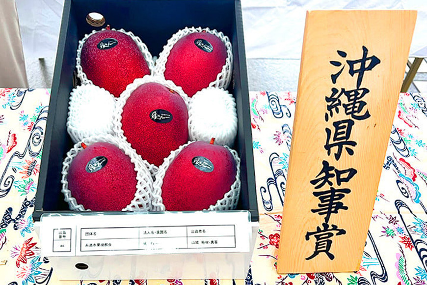 【2026年発送】【令和5年度最優秀賞受賞】縁sファームのアップルマンゴー2kg（秀品） 43-3